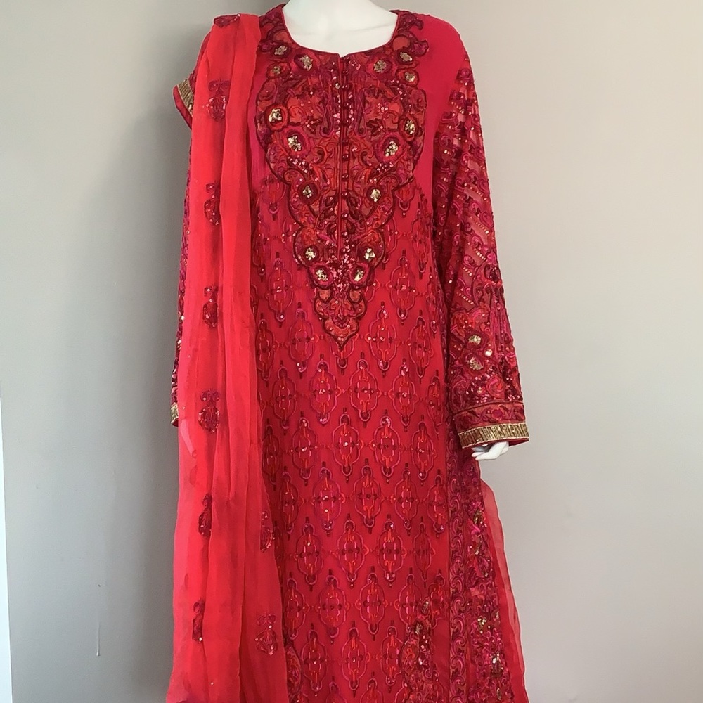 Original Baroque Shalwar Kameez Abaya Style